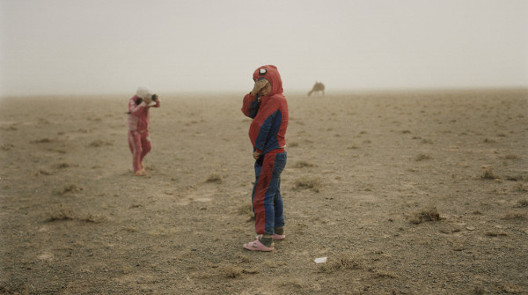 Michele Palazzi: detail of Gone With the Dust from Black Gold Hotel, from exhibition / projection Uncertain Futures | Temple Bar Photography Summer School | Friday 28 June  – Sunday 30 June 2013 | 