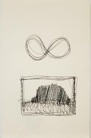 John Gerrard: Working Sketch for Exercise (Djibouti), 2012; image courtesy of Thomas Dane Gallery, London. | Coexist | Thursday 8 August  – Saturday 7 September 2013 | Kevin Kavanagh