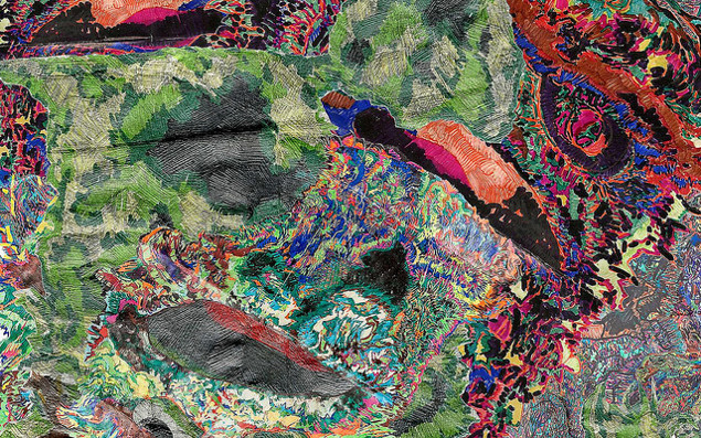 Sam Keogh: mop (detail), 2013, vinyl, dimensions variable | Sam Keogh: mop | Friday 27 September  – Saturday 9 November 2013 | Kerlin Gallery