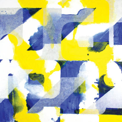 Neil Shawcross: Jazz, acrylic on canvas, 2013, 137 x 137cm | Neil Shawcross: Jazz | Friday 4 October  – Saturday 26 October 2013 | Peppercanister Gallery