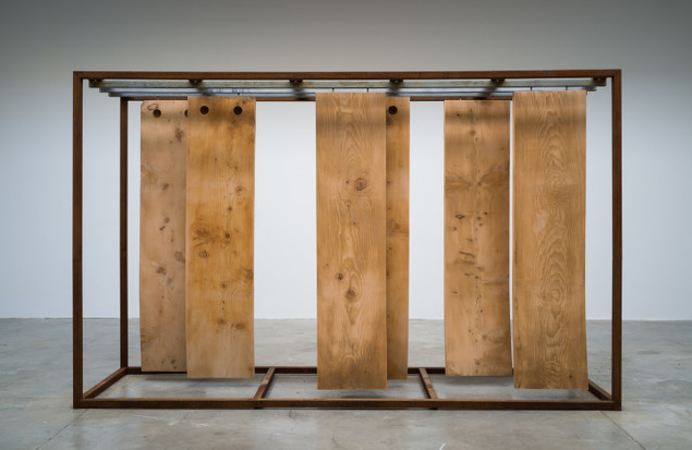 Michael Warren: Those who Go / Those who Stay, Cedar of Lebanon, steel 230 x 370 x 100cm | Michael Warren: Those who Go / Those who Stay | Friday 24 January  – Friday 21 March 2014 | Limerick City Gallery
