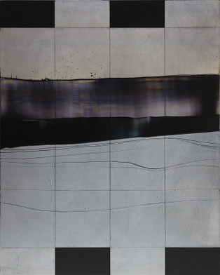 Charles Tyrrell: A19.14, 2014, oil on aluminium, 50 x40cm | Charles Tyrrell: New Paintings | Friday 11 April  – Saturday 3 May 2014 | Taylor Galleries