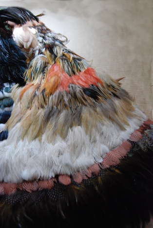 Helen Robins: The Feather Coat, 2014 | Materialisation: Mapping the Making | Saturday 7 June  – Sunday 31 August 2014 | VISUAL Centre for Contemporary Art