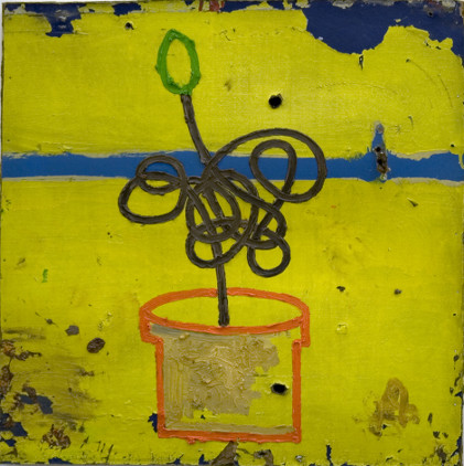 Nevan Lahart: GM # 5 Wood Not, oil on board, 60x60cm, 2007. | Instant Crush | Friday 4 July  – Saturday 2 August 2014 | Kevin Kavanagh