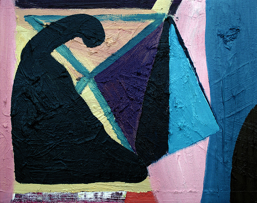 Seán Guinan: Untitled, oil on canvas, 2013, 24 x 30 cm | Troika! | Friday 11 July  – Saturday 9 August 2014 | Hillsboro Fine Art