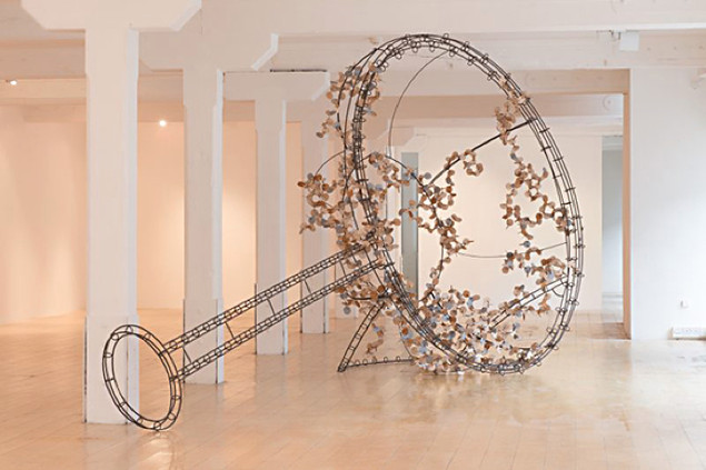 Maud Cotter: Sieve, or points of decision in redistribution, 570 x 250 x 90cm; courtesy the artist | a soul’s escape | Saturday 9 August  – Saturday 23 August 2014 | 