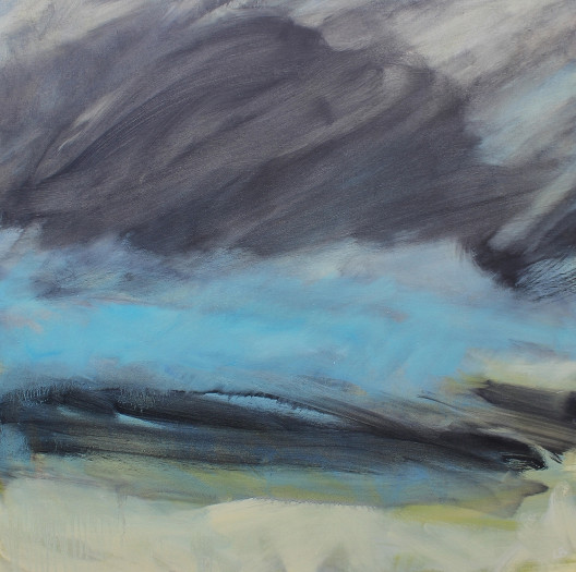 Leah Beggs: Downpour, 80 x 80cm | Leah Beggs: Wherever You Go, There You Are | Friday 10 October  – Saturday 1 November 2014 | Solomon Fine Art