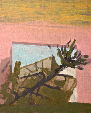 Paddy McCann: Uprooted, 2014, oil on linen, 41 x 33 cm | Paddy McCann: Well | Friday 19 September  – Saturday 18 October 2014 | Hillsboro Fine Art