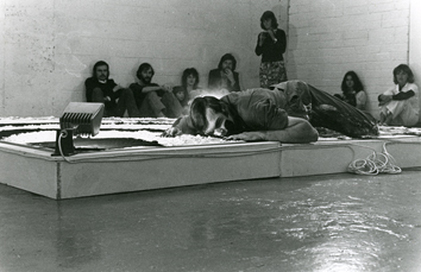 Nigel Rolfe: Zebra, 1978–79, performance using flour and soot, Dorothy Walker Collection, National Irish Visual Arts Library

 | Mobile Encounters | Friday 12 December 2014  – Sunday 15 February 2015 | IMMA