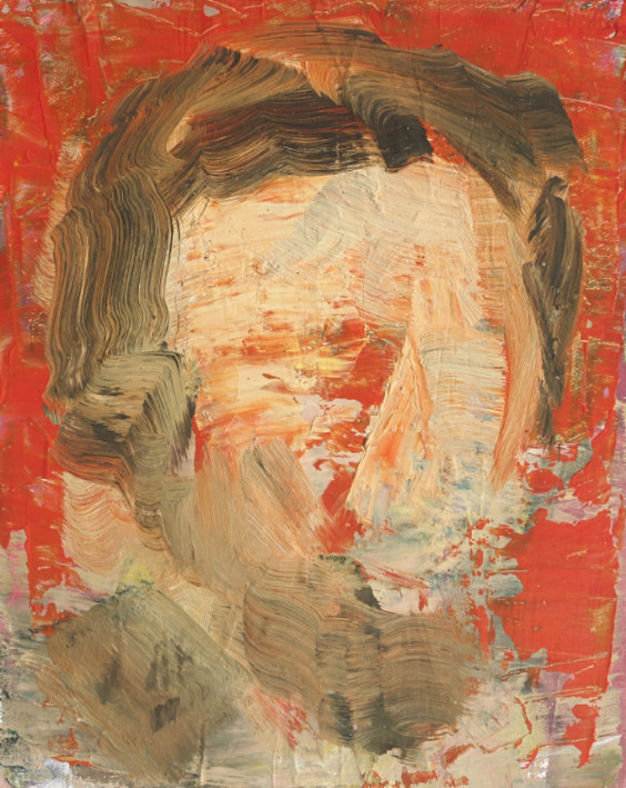 Diana Copperwhite: Portrait of V, oil on canvas, 30x24cm, 2014 | Diana Copperwhite: A Million and One Things Under the Sun | Friday 3 April  – Saturday 25 April 2015 | Kevin Kavanagh