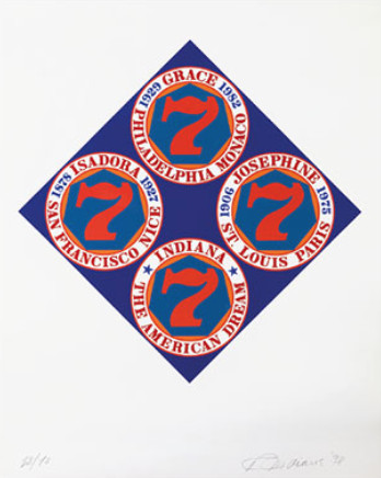 Robert Indiana | Reconfigurations: Prints of the 20th Century | Wednesday 15 April  – Thursday 18 June 2015 | Crawford Art Gallery