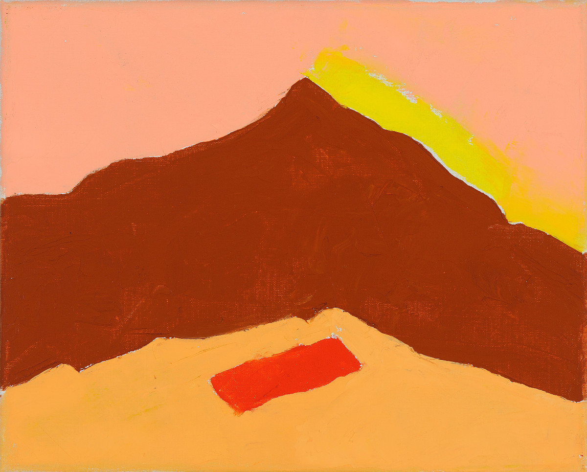 Etel Adnan: Untitled #206, 2013, oil on canvas, 24 x 30 cm; courtesy the artist and Sfeir-Semler Gallery, Beirut / Hamburg | Etel Adnan | Thursday 4 June  – Sunday 13 September 2015 | IMMA
