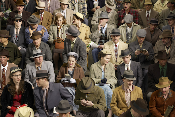 Stan DouglasHastings Park, 16 July 1955, 2008, digital C-print mounted on Dibond aluminum, 59 1/2 x 88 3/4 inches / 151.1 x 225.4 cm; DOUST0358; courtesy the artist and David Zwirner, New York | Stan Douglas: Mise en Scène | Thursday 4 June  – Sunday 20 September 2015 | IMMA