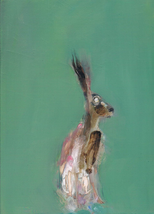 Gabhann Dunne: The Bull's Hares, oil on board, detail | Gabhann Dunne: Magenta Honey | Wednesday 24 June  – Sunday 28 June 2015 | 