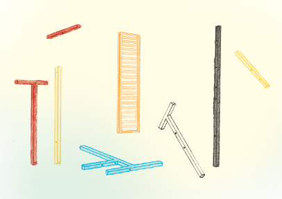 Gavin Wade, Exploded Adapted T-Type Display Unit (After Kiesler & Krischanitz), 2015 | Display Show | Friday 3 July  – Saturday 29 August 2015 | Temple Bar Gallery + Studios