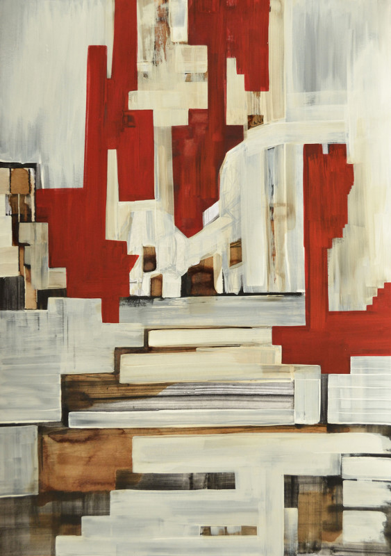 Declan Kelly: Abyssal Denial, mixed media on paper, 30 x 42cm, 2014 | Declan Kelly: In:transit | Wednesday 12 August  – Tuesday 1 September 2015 | Toradh Gallery