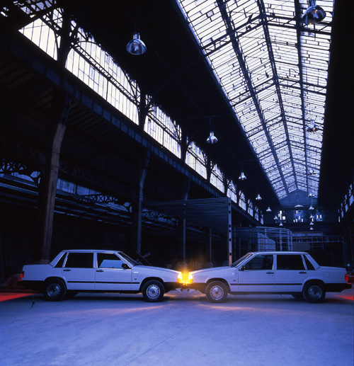 Ange Leccia, Volvo, arrangement, 1986, Installation view in Le Magasin, Grenoble, France, Almine Rech Gallery, Paris, Bruxelles © Ange Leccia ADAGP | What We Call Love: From Surrealism to Now | Saturday 12 September 2015  – Sunday 7 February 2016 | IMMA