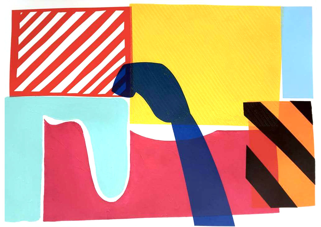 Ruth O’Donnell: Glaze, working drawing (watecolour) | ‘From stock’ – Visiting Artists | Saturday 6 February  – Saturday 27 February 2016 | Graphic Studio Gallery