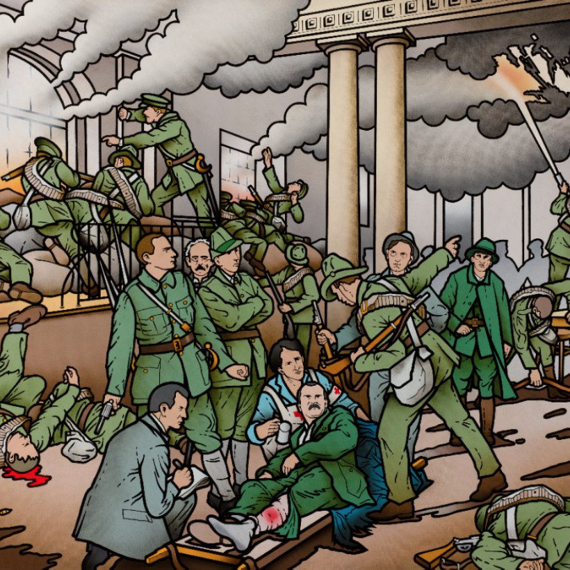 Robert Ballagh: Who Fears to Speak of the Republic? |  Kevin Kavanagh 
Chancery Lane Dublin 8 | Thursday 10 March to Saturday 2 April 2016 | to 