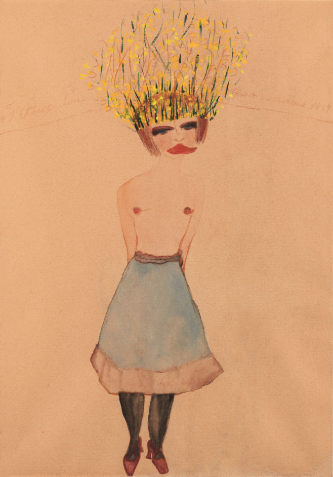 Carol Rama, Appassionata, 1939. Private Collection. © Photo: Studio Dario & Carlos Tettamanzi © Archivio Carol Rama, Torino | The Passion According to  Carol Rama | Thursday 24 March  – Monday 1 August 2016 | IMMA