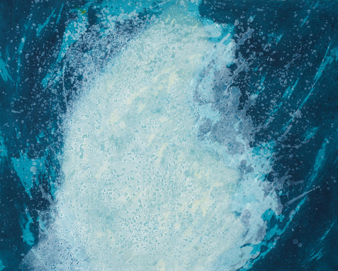 Gwen O'Dowd: Waterbased, carborundum print | Waterbased | Saturday 16 April  – Saturday 30 April 2016 | Graphic Studio Gallery