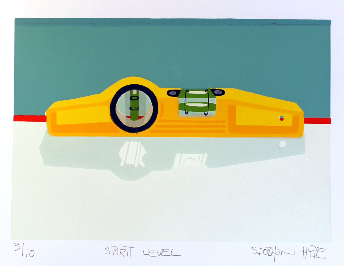 Siobhan Hyde: Spirit Level, screenprint | Mary Plunkett, Caroline Bond & Siobhan Hyde | Friday 6 May  – Saturday 28 May 2016 | Graphic Studio Gallery