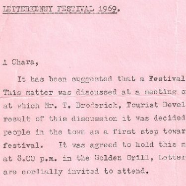 Sally Blake Archive |  Regional Cultural Centre 
Port Road, Letterkenny Co. Donegal | Tuesday 17 May to Saturday 28 May 2016 | to 