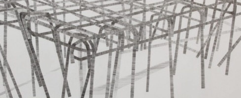 Underpinning, pencil on paper, 76x 56cm, 2016 sq