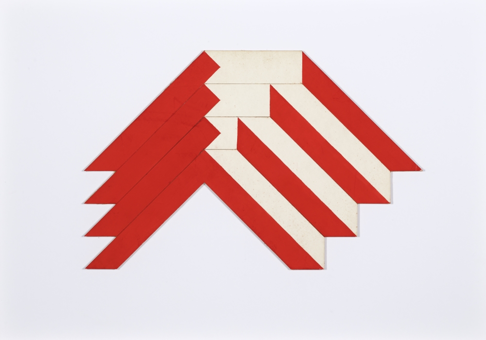 Paul Mosse, Study (Red / White), 1968 ©The Artist | The Best of Decades: Painting and Sculpture of the 1960s from the Collection | Tuesday 14 June  – Sunday 11 September 2016 | Hugh Lane Gallery