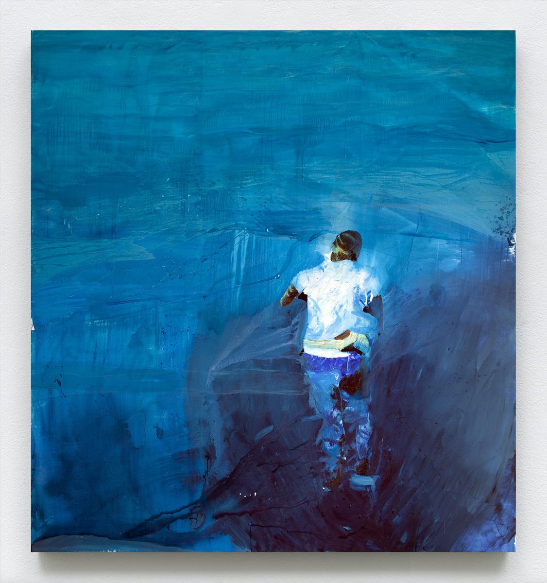 Brian Maguire: Over Our Heads the Hollow Seas Closed Up, 2016, acrylic on linen, 290 x 270 cm / 114.2 x 106.3 in | Brian Maguire: Over Our Heads the Hollow Seas Closed Up | Friday 1 July  – Saturday 20 August 2016 | Kerlin Gallery