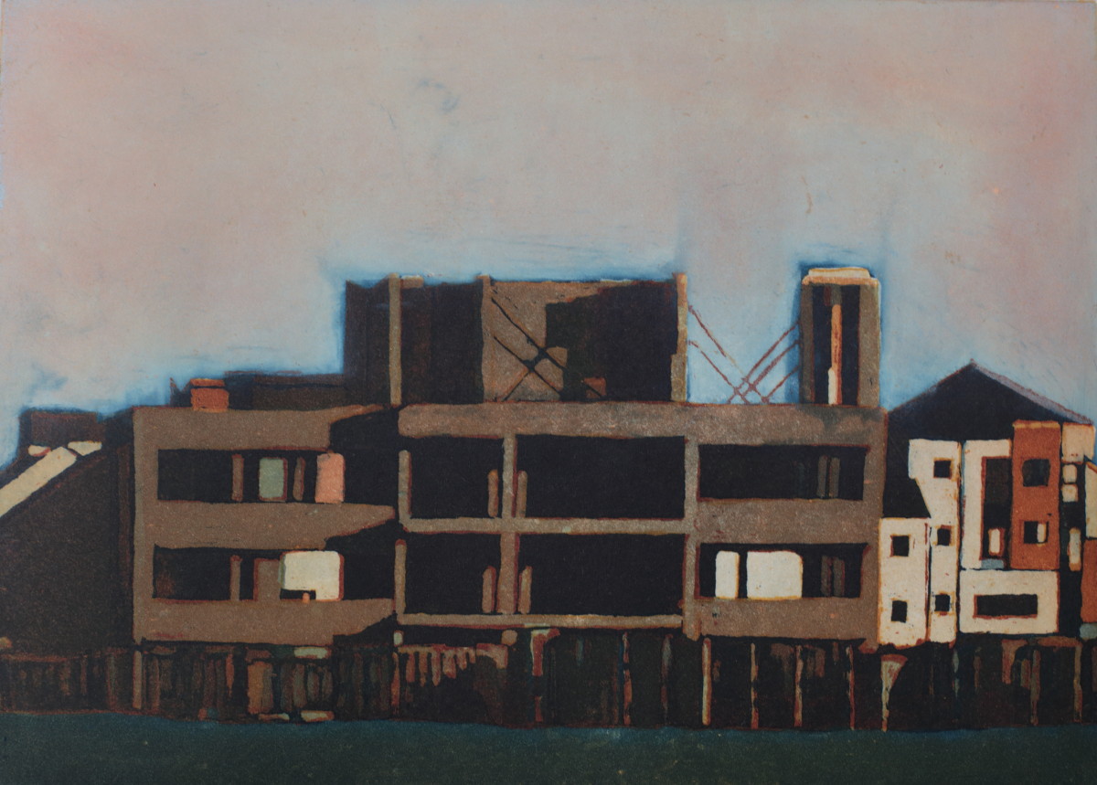 Julie Ann Haines: Coast, etching | Summer Exhibition | Saturday 9 July  – Wednesday 31 August 2016 | Graphic Studio Gallery