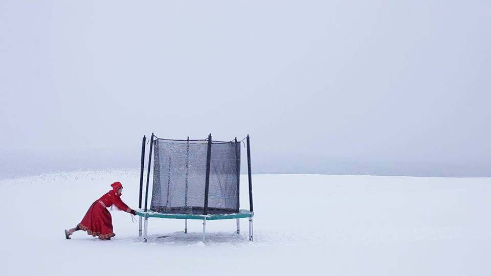 Marja Helander, Trambo, digital video, 2014 | Bad (L)attitudes: Reassessing Finnish Femininity | Saturday 6 August  – Wednesday 5 October 2016 | Galway Arts Centre