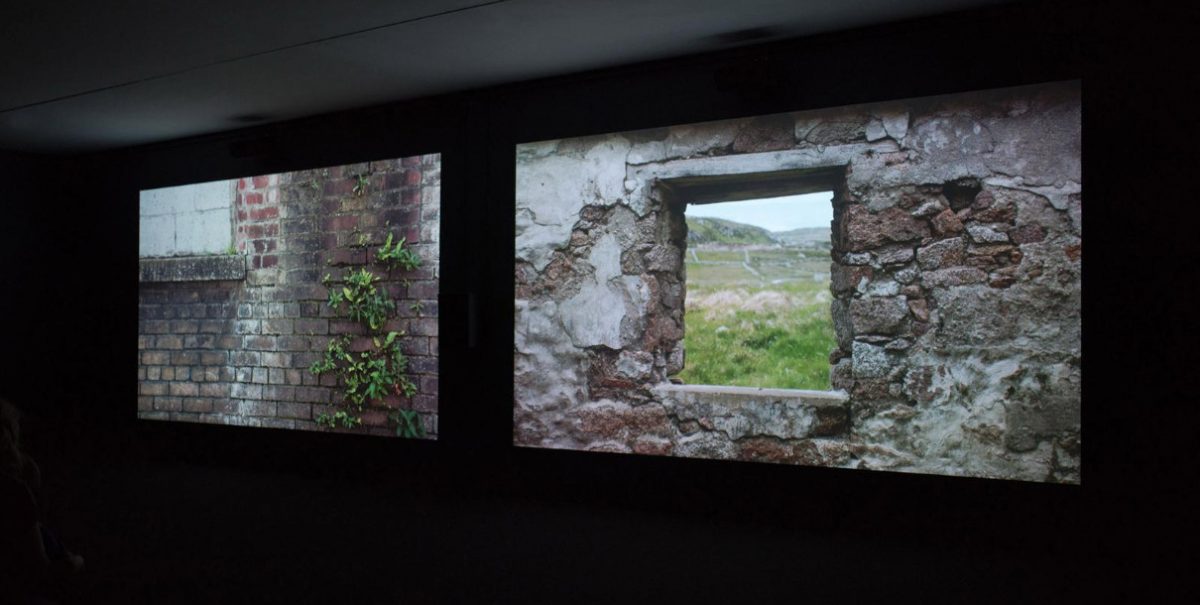 Willie Doherty, Loose Ends, 2016, 2 channel HD video, 18 minutes | Loose Ends: Willie Doherty | Saturday 3 September  – Wednesday 19 October 2016 | Kerlin Gallery