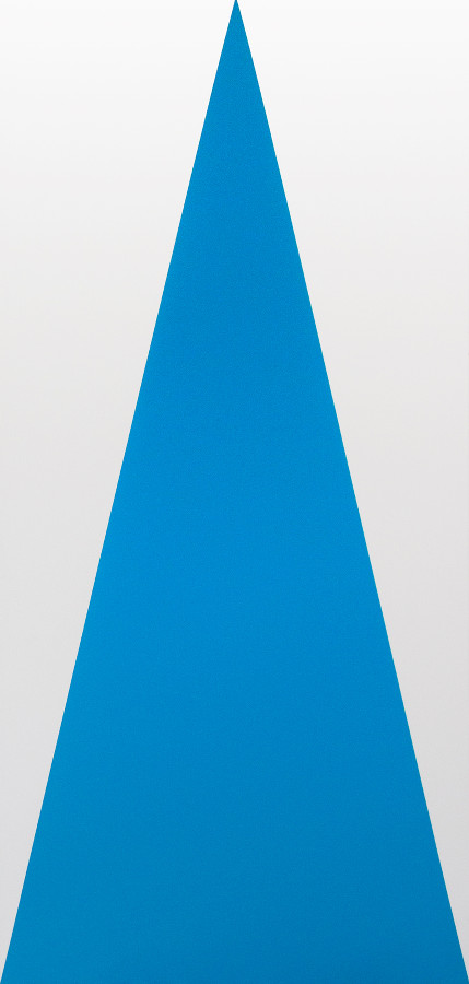 Fergus Martin: Sky, 2016, acrylic on aluminium, 249 x 118 x 4cm | Fergus Martin: New Work | Thursday 8 September  – Saturday 15 October 2016 | Green On Red Gallery