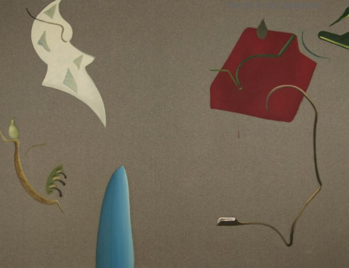 Damien Flood: Pear and Shadow, 2016, oil on reversed black primed canvas, 150 x 200 cm | Damien Flood: A Root that Turns as the Sun Turns | Thursday 20 October  – Sunday 27 November 2016 | Green On Red Gallery