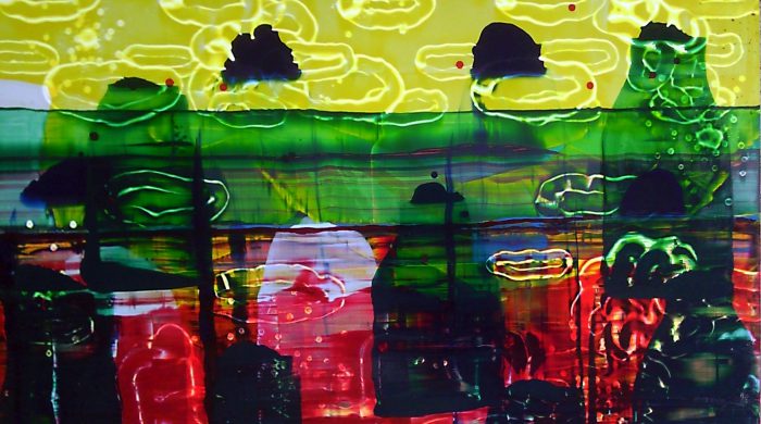 John Cronin: ZXX, 2014, 122 x 183cm, oil on aluminium | John Cronin: ZXX | Wednesday 16 November  – Wednesday 21 December 2016 | Royal Hibernian Academy