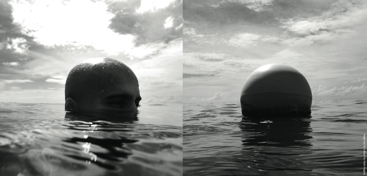 Nadia Huggins: Are You a Buoy? (detail) | Small Axe | Thursday 10 November 2016  – Saturday 7 January 2017 | Golden Thread Gallery