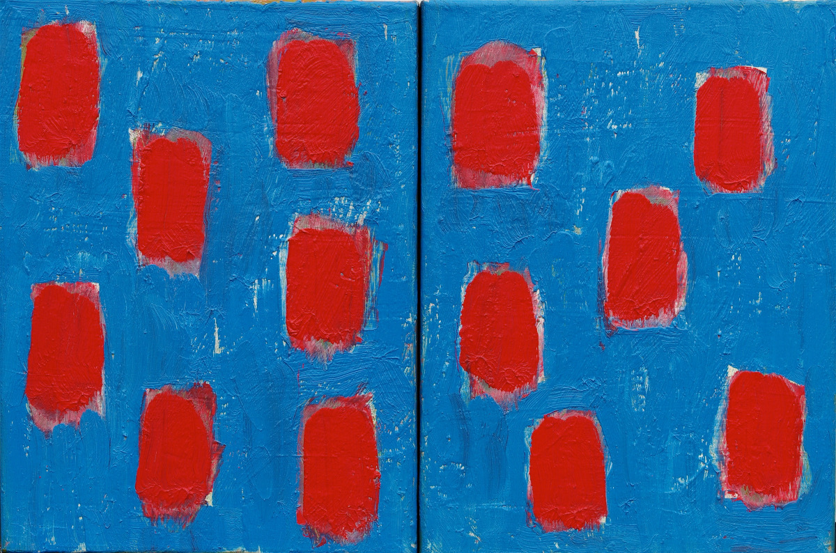 John Noel Smith: Braces, 1996, oil on canvas, 36 x 55 cm | Gallery & Invited Artists |   to 17 February 2017 | Hillsboro Fine Art