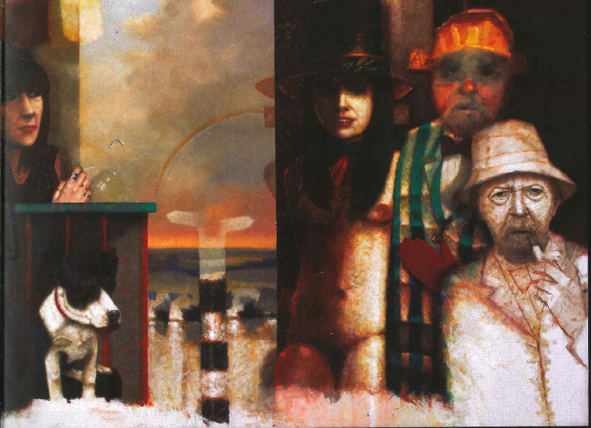 John Shinnors: Jack Donovan with a picture like the picture he was talking about making, oil on board | Curator’s Choice: John Shinnors | Sunday 1 January  – Tuesday 31 January 2017 | Hunt Museum