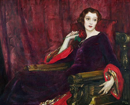 Sir John Lavery: The Red Rose, 1923 | The Crawford at the Castle | Saturday 18 March  – Saturday 10 June 2017 | Crawford Art Gallery