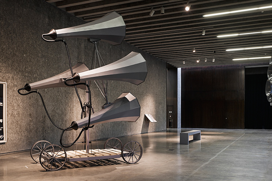 Stormy Petrel/ Guairdeall by Orla Ryan, Alanna O’Kelly & Brian Hand at VISUAL Carlow. Photo by Ros Kananagh | Stormy Petrel / Guairdeall | Monday 17 April 2017 | Rua Red