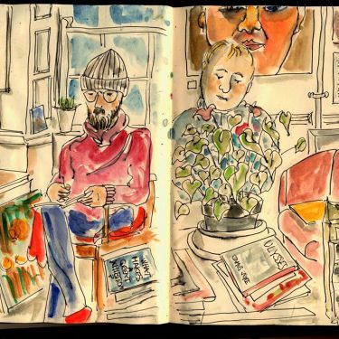 There’s a touch of the artist about old Bloom |  Olivier Cornet Gallery 
3 Great Denmark Street (beside Belvedere College) Dublin 1 | Friday 16 June to Sunday 2 July 2017 | to 