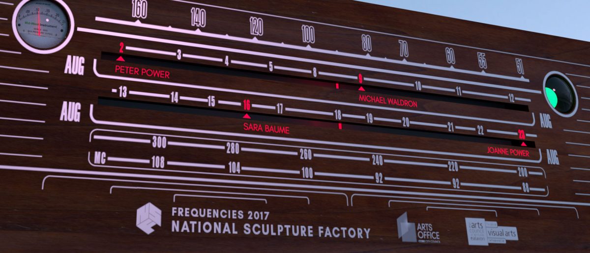 Frequencies Summer Lecture Series | Wednesday 2 August  – Wednesday 23 August 2017 | National Sculpture Factory