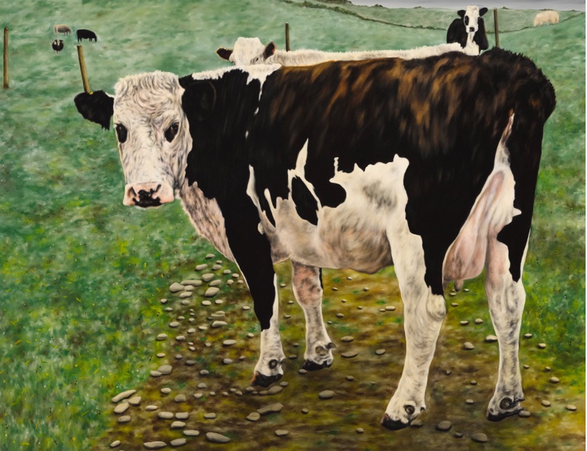 Dermot Seymour: The Road to Brexitaria, oil on canvas, 2017 | Dermot Seymour: Hidden Dips, Blind Summits – The Road To Brexitaria | Thursday 19 October  – Saturday 18 November 2017 | Kevin Kavanagh