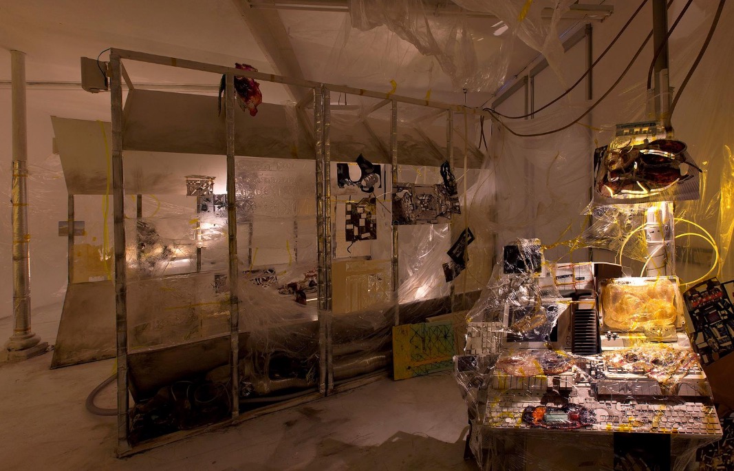 Sam Keogh: Kapton Cadaverine, 2017, mixed media, dimensions variable | Sam Keogh: Kapton Cadaverine | Saturday 27 January  – Saturday 10 March 2018 | Kerlin Gallery