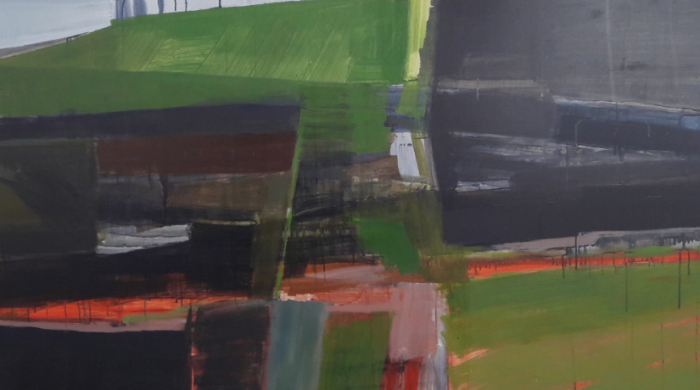 Nuala Clarke: An Fáth (The Reason Why), acrylic on canvas, 138 x 179 cm, Image courtesy of the artist and Ballinglen Arts Foundation | Ballinglen Arts Foundation Collection | Friday 19 January  – Monday 19 March 2018 | Royal Hibernian Academy