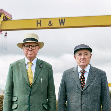 Gilbert and George: SCAPEGOATING PICTURES |  Metropolitan Arts Centre (The MAC) 
10 Exchange Street West Belfast BT1 2NJ | Friday 26 January to Sunday 22 April 2018 | to 