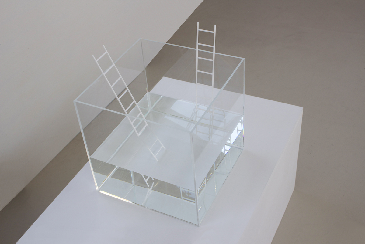 Marie Hanlon: Escape, water and perspex, dimensions variable, 2017 | Marie Hanlon: Water Table | Saturday 3 February  – Sunday 25 March 2018 | Luan Gallery