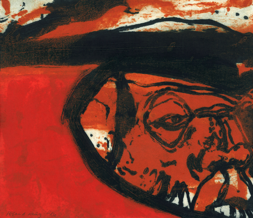 Hughie O’Donoghue: Island King | True Grit | Saturday 17 February  – Saturday 10 March 2018 | Graphic Studio Gallery