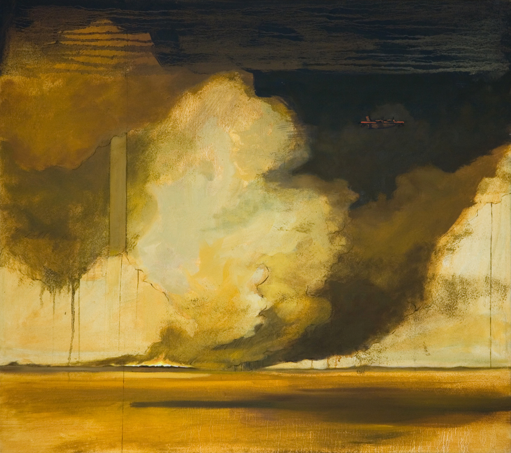 Louise Neiland: Drop, 2018, oil on canvas, 100 x 90 cm | Louise Neiland: Calibration | Friday 16 February  – Saturday 10 March 2018 | Taylor Galleries